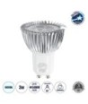 GLOBOSTAR® TRIBOO 76040 Σποτ GU10 MR16 LED 3W 300lm 45° AC 220-240V IP20 Ψυχρό Λευκό 6000K Dimmable - Μ5 x Π5 x Υ5.5cm - 3 Χρόνια Εγγύηση